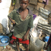 Resident of the orphanage: Bikoko Rabby